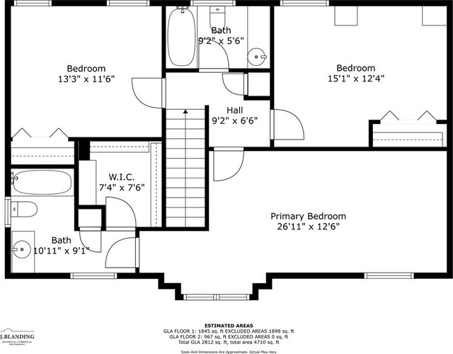 101 Long View Ln, Pickens, SC 29671 - room layout