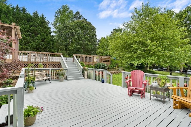 101 Long View Ln, Pickens, SC 29671 - view of deck