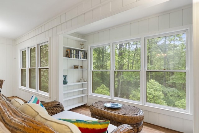 199 Mountain Rest Lake Rd, Mountain Rest, SC 29664 - sunroom / solarium featuring wood finished floors