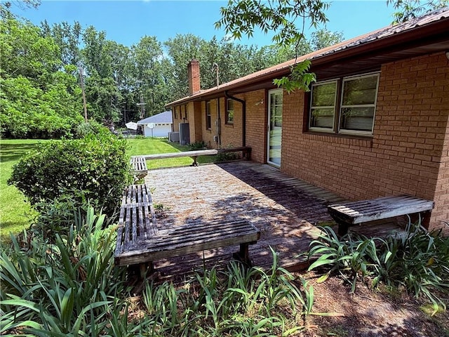308 Oak Drive Ext, Honea Path, SC 29654 - view of patio / terrace with a deck