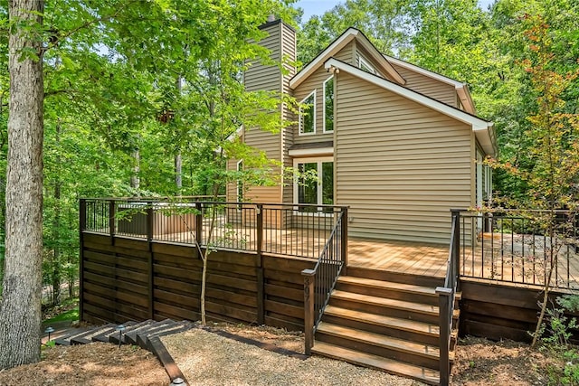 307 Warbranch Rd, Central, SC 29630 - view of wooden deck