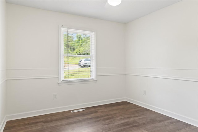 205 Fernwood Dr, Seneca, SC 29678 - empty room featuring dark wood finished floors and baseboards