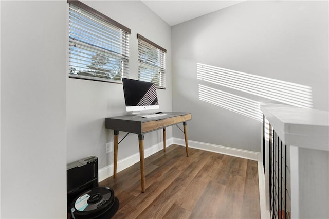 2000 Ridge Rd, Hartwell, GA 30643 - office featuring wood finished floors and baseboards