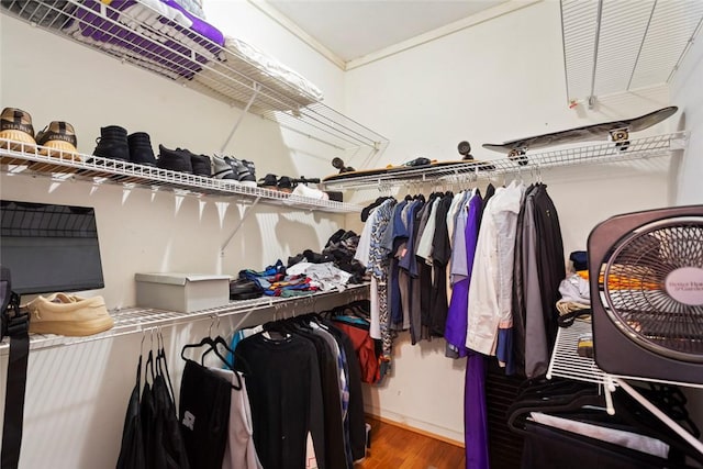 661 Playground Rd, Walhalla, SC 29691 - spacious closet with wood finished floors