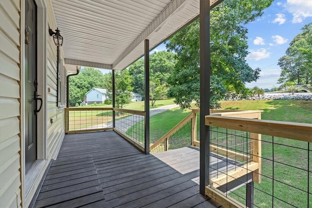205 Partridge Ct, Anderson, SC 29625 - deck featuring a yard