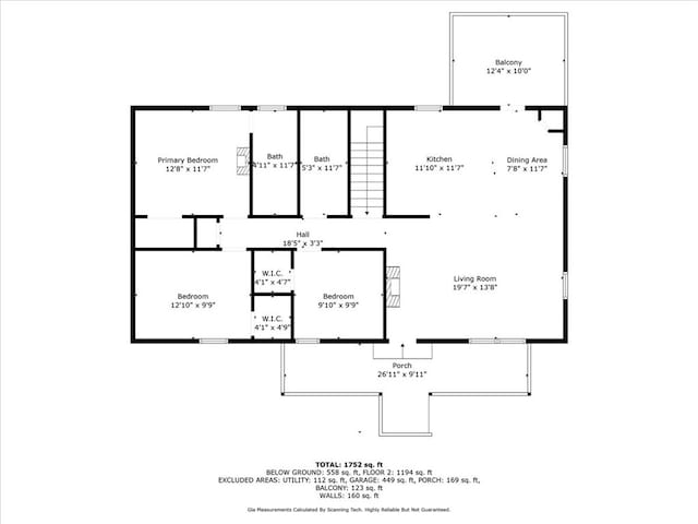205 Partridge Ct, Anderson, SC 29625 - view of home floor plan