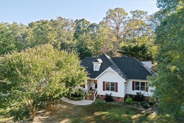 151 Hannah Cir, Anderson, SC 29621 - view of front of home featuring crawl space and roof with shingles