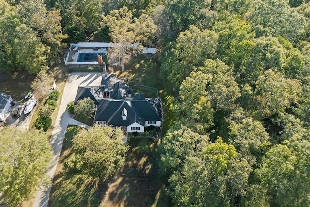 151 Hannah Cir, Anderson, SC 29621 - aerial view of property's location featuring a heavily wooded area