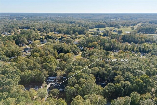 151 Hannah Cir, Anderson, SC 29621 - bird's eye view of a heavily wooded area