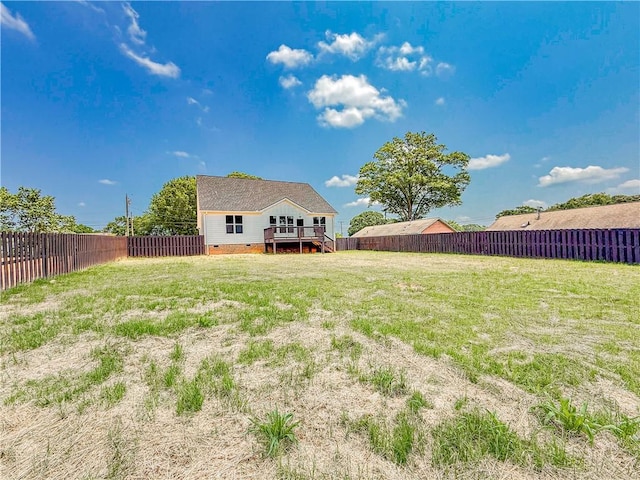 206 Highland Ave, Westminster, SC 29693 - view of yard featuring a deck