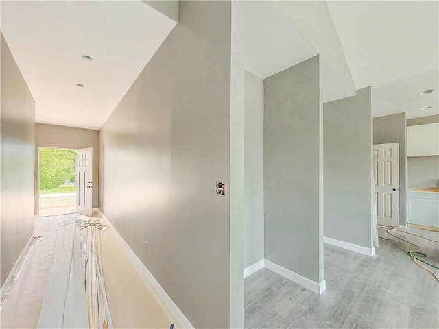 206 Highland Ave, Westminster, SC 29693 - hallway with light wood finished floors and baseboards