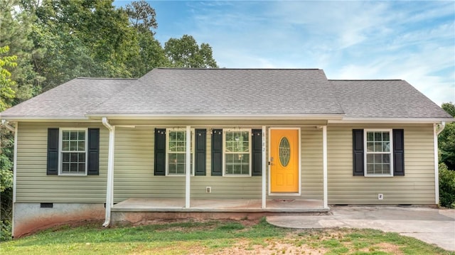 182 Steve Nix Rd, Seneca, SC 29678 - bungalow with crawl space, covered porch, and a shingled roof