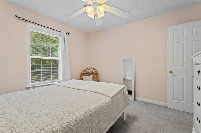 15 Laws Ln, Piedmont, SC 29673 - bedroom featuring light colored carpet, baseboards, and a ceiling fan