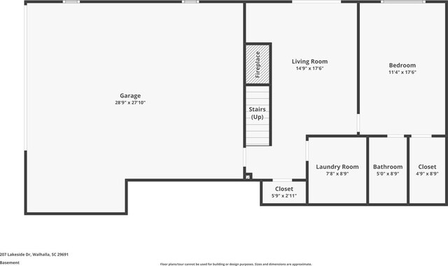 204 Lakeside Dr, Walhalla, SC 29691 - property floor plan