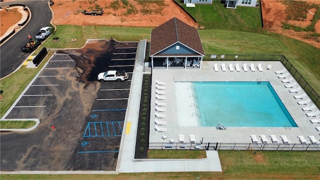 448 Seaborn Cir, Pendleton, SC 29670 - aerial view of a pool area