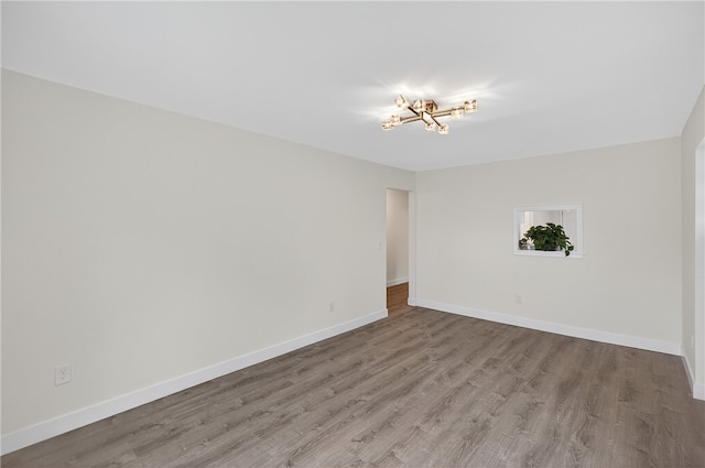 1103 Scott Dr, Anderson, SC 29625 - empty room featuring wood finished floors and baseboards