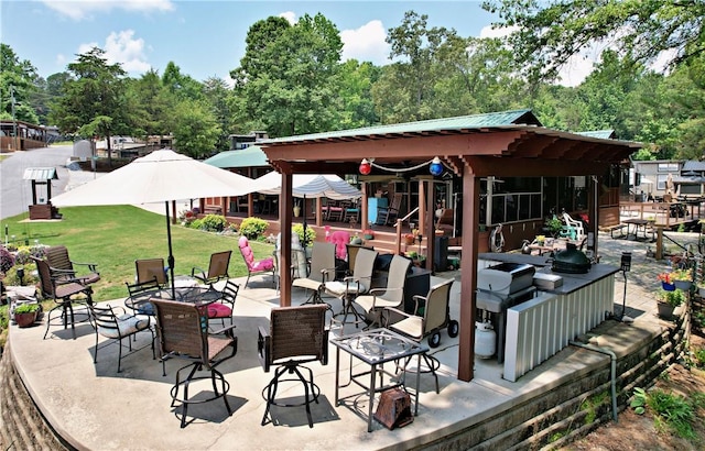669 N Fleetwood Ln, Fair Play, SC 29643 - view of patio / terrace