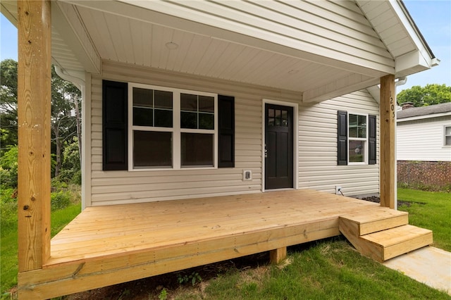 1205 W Franklin St, Anderson, SC 29624 - view of wooden terrace