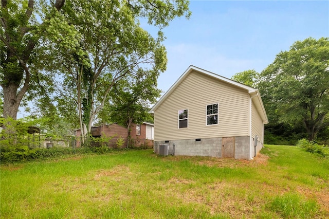 1205 W Franklin St, Anderson, SC 29624 - view of home's exterior with crawl space and central air condition unit