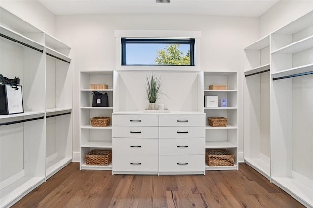 221 Hermitage Dr, Six Mile, SC 29682 - walk in closet with wood finished floors