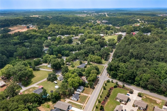 710 Greenville St, Pendleton, SC 29670 - aerial view of property's location featuring a forest