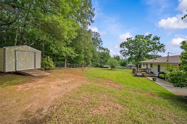 100 Colonial Ct, West Union, SC 29696 - view of yard with a deck