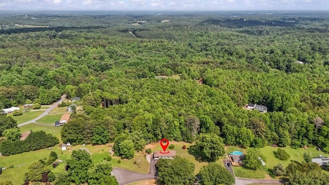 100 Colonial Ct, West Union, SC 29696 - aerial view of property's location featuring a heavily wooded area