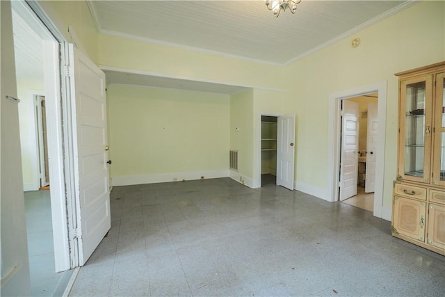 206 W N 1st St, Seneca, SC 29678 - unfurnished room with crown molding and baseboards