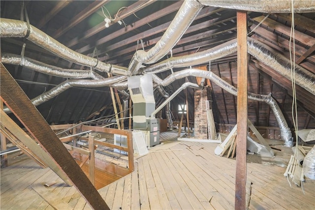 206 W N 1st St, Seneca, SC 29678 - attic with heating unit