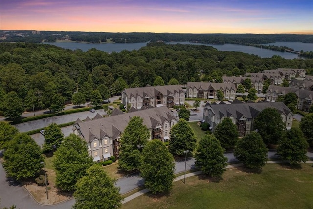 1814 Muscovy Way, Seneca, SC 29678 - aerial view of property and surrounding area with a large body of water and a heavily wooded area