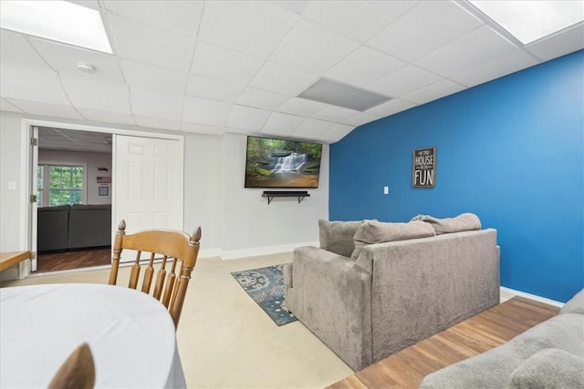 149 Summers Way, Seneca, SC 29672 - living area with a drop ceiling and baseboards