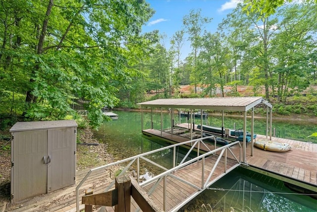 149 Summers Way, Seneca, SC 29672 - dock area featuring a water view