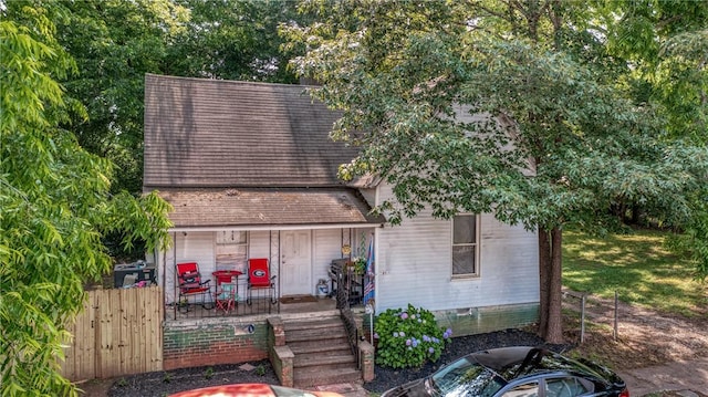 209 A St, Anderson, SC 29625 - view of front of property featuring covered porch