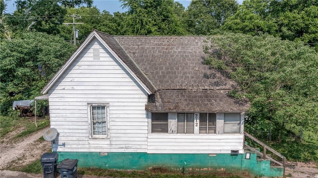 209 A St, Anderson, SC 29625 - view of home's exterior featuring roof with shingles