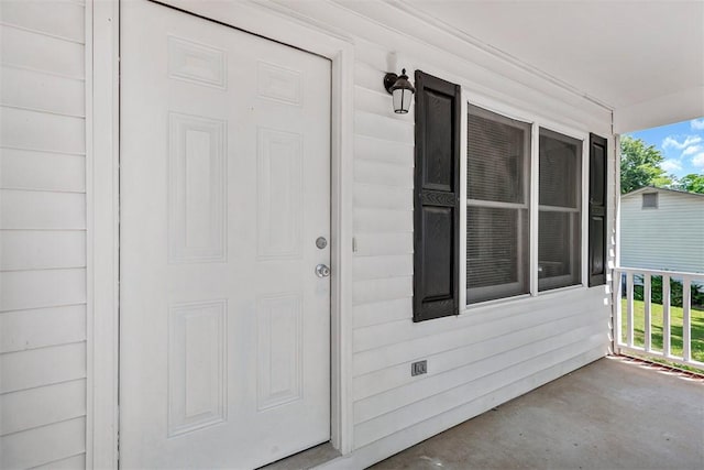 301 Wardlaw St, Anderson, SC 29624 - doorway to property with covered porch