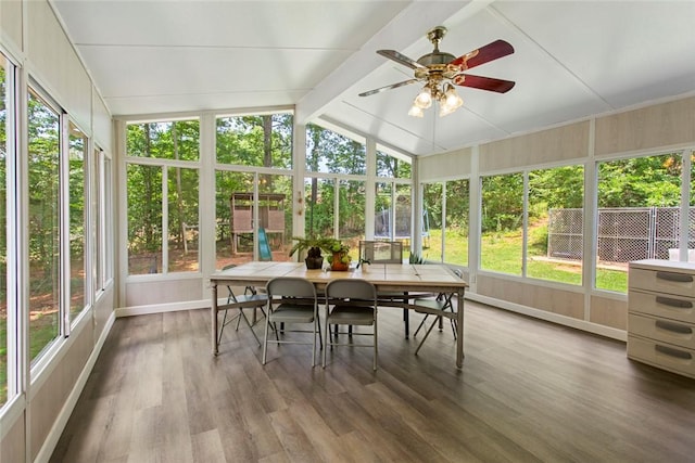 125 Brookwood Rd, Seneca, SC 29678 - sunroom / solarium with ceiling fan and outdoor dining space