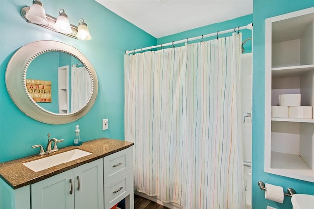 125 Brookwood Rd, Seneca, SC 29678 - full bath with vanity and a shower with curtain