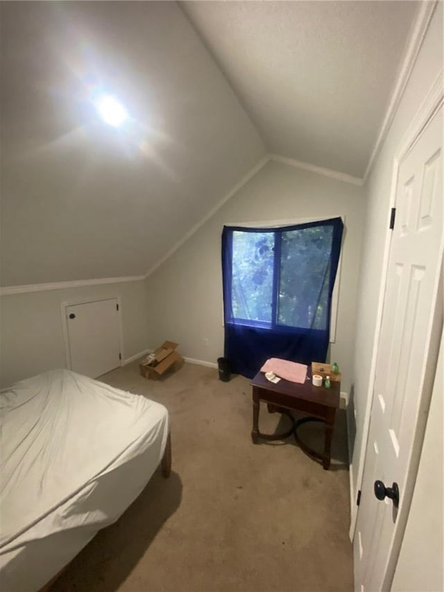 120 Coachman Dr, Anderson, SC 29625 - bedroom featuring vaulted ceiling, carpet, and baseboards