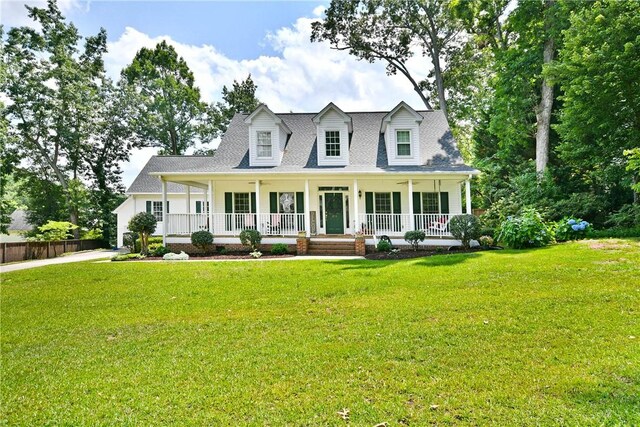 203 Tulip Tree Ct, Easley, SC 29642 - new england style home featuring a porch and concrete driveway