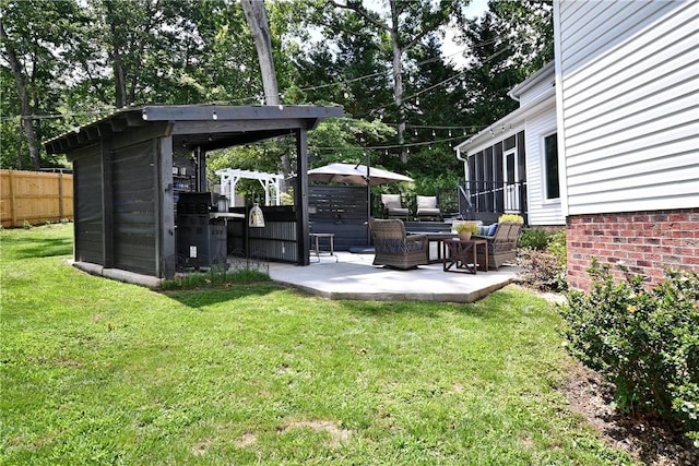 203 Tulip Tree Ct, Easley, SC 29642 - view of yard with a patio