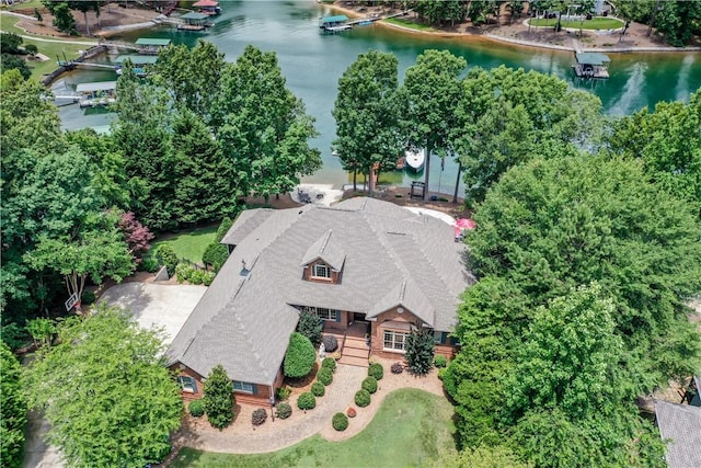 405 Windcrest Ct, Salem, SC 29676 - view from above of property with a nearby body of water