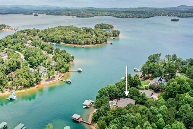 405 Windcrest Ct, Salem, SC 29676 - aerial view of a water and mountain view