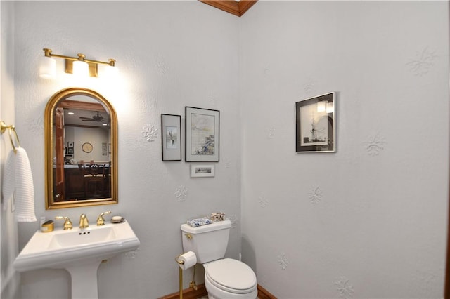 405 Windcrest Ct, Salem, SC 29676 - bathroom with toilet and baseboards