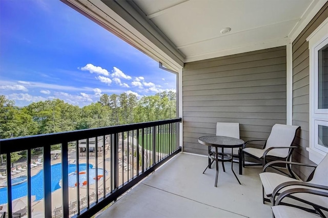 13500 Clemson Blvd Unit 2410, Seneca, SC 29678 - balcony with view of pool