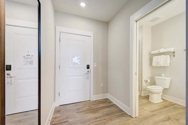 13500 Clemson Blvd Unit 2410, Seneca, SC 29678 - foyer entrance featuring light wood-type flooring and recessed lighting