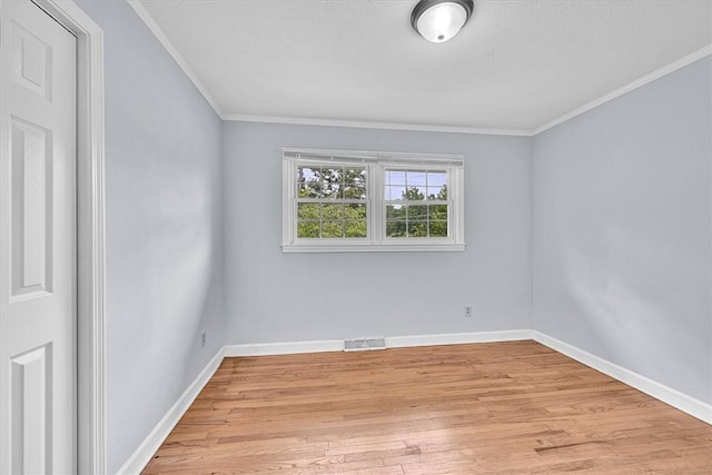 440 Cooley Bridge Rd, Pelzer, SC 29669 - unfurnished room featuring light wood finished floors and ornamental molding
