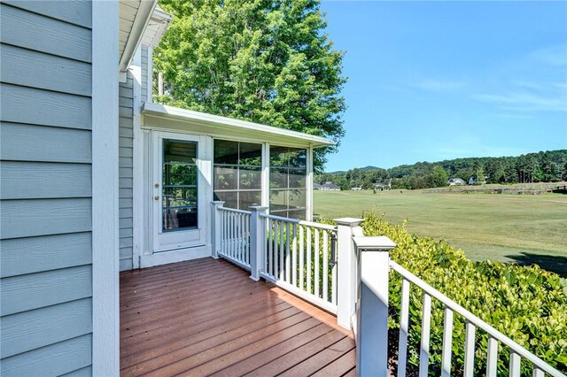 10 Laurelcrest Ln, Travelers Rest, SC 29690 - deck featuring a sunroom