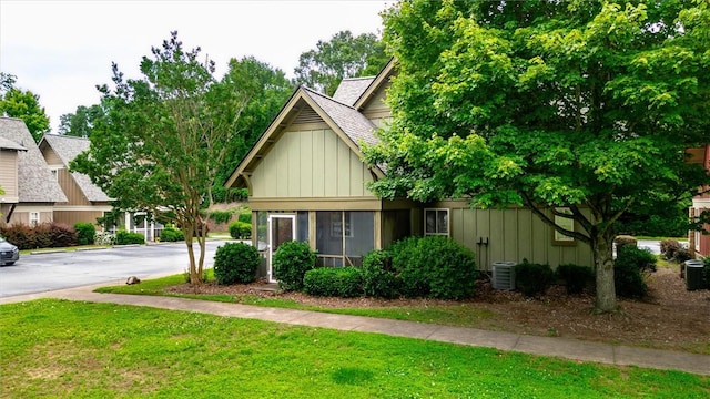 101 W Ln Unit 1118, Clemson, SC 29631 - view of front of property featuring board and batten siding, a front yard, and roof with shingles