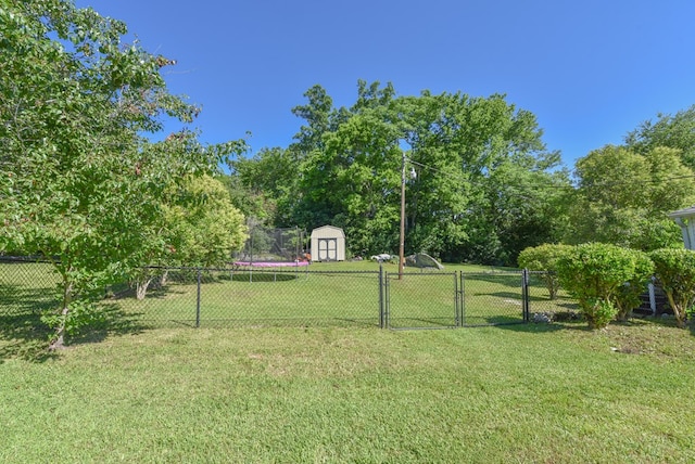 102 Langely St, Abbeville, SC 29620 - view of yard with a shed and a gate