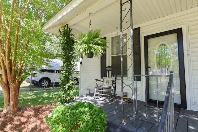 102 Langely St, Abbeville, SC 29620 - entrance to property with a porch